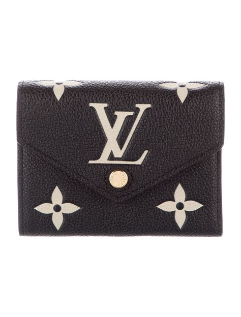 louis vuitton victorine wallet black